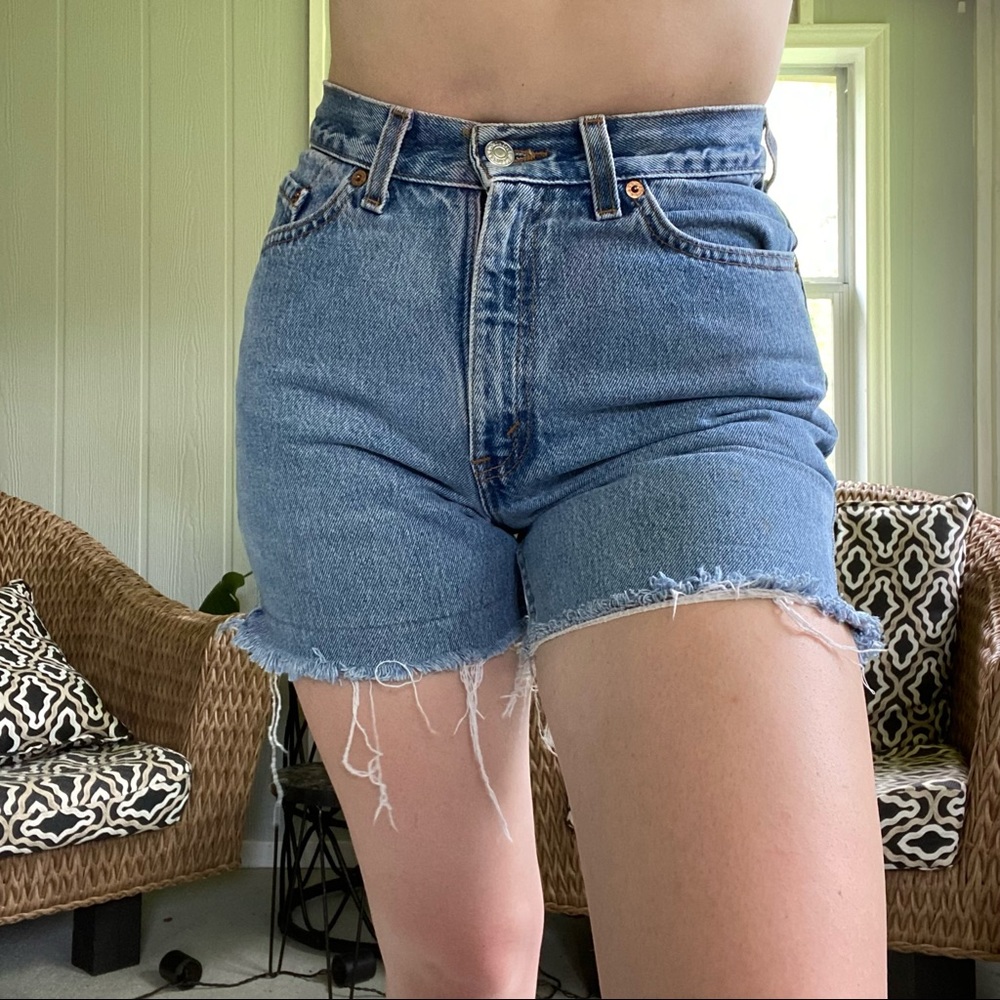 SOLD - Levi Medium Wash Shorts